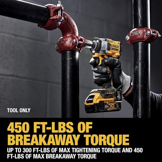DEWALT ATOMIC 20V MAX* 1/2 in. Cordless Impact Wrench with Hog Ring Anvil (Tool Only) (DCF921B)