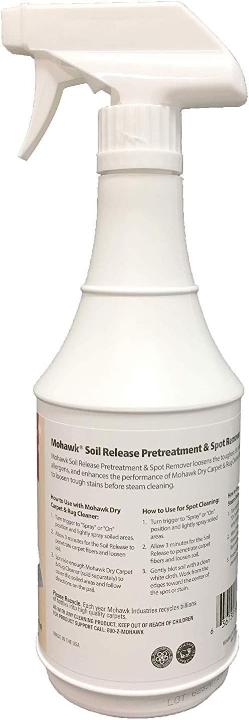 New Mohawk Floorcare Essentials Soil Release Pretreatment and Spot Remover Spray Bottle 24 oz