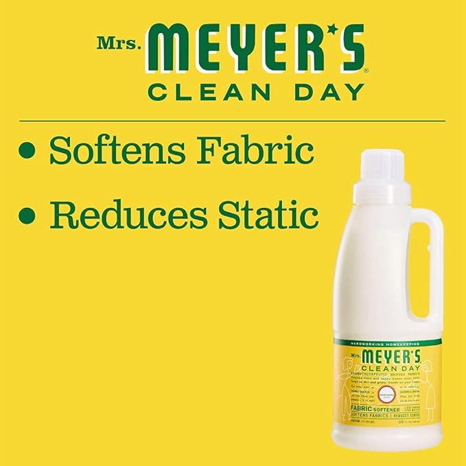 Liquid Fabric Softener, Made Without Parabens, Cruelty Free Formula, Honeysuckle Scent, 5-Packs
