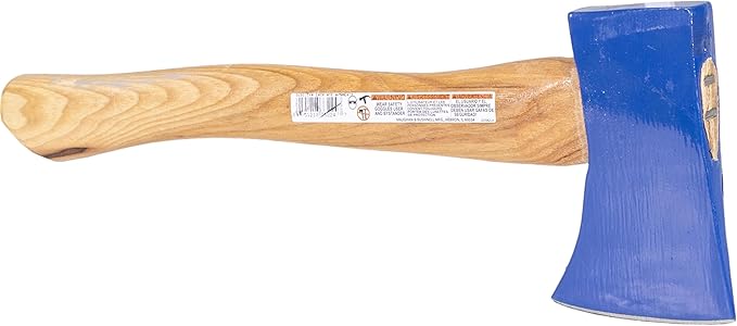 VAUGHAN Hand Camp Axe, Made in The USA, with Sheath, Hickory Handle, VN33224