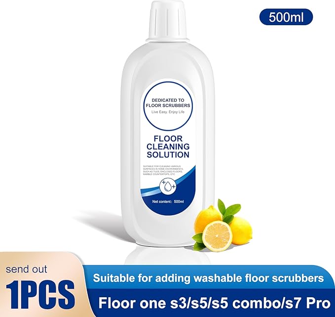 Floor Cleaning Solution Compatible With Tineco, Deep Cleans for Multiple Hard Floors, Suitable With All Robot Vacuums with Mopping and Cordless Wet/Dry Vacuum Mop Cleaner (Original 1 Bottle)