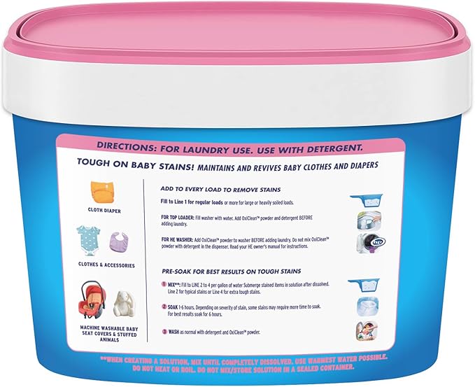 Baby Stain Fighter, Soaker, 3 lb Tub Baby Stain Soaker (2 Pack)