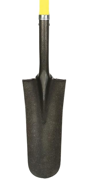 Nupla SS14L-E Ergo Power Sharp Shooters Drain Spade, 14" Hollow Back Blade, Ergo Grip, 16 Gauge, 48" Long Handle,72091