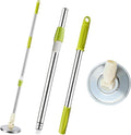 Spin Mop Replacement Handle 360 Degree Spin Mop Pole Handle Replacement Rotating Telescopic Stick for Mop Head, Ideal for Home and Household Cleaning