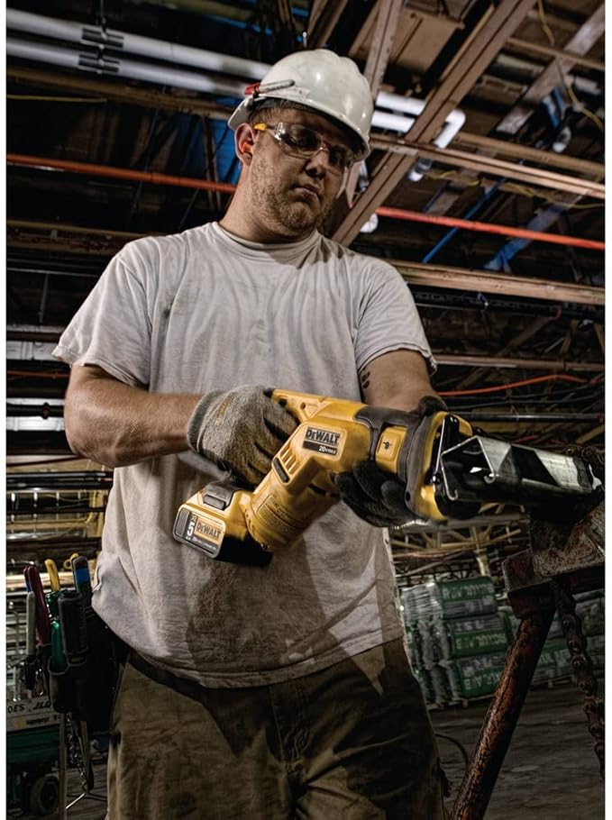 DEWALT 20V MAX Cordless Reciprocating Saw, Compact, Variable Speed, LED Light, Bare Tool Only (DCS387B)