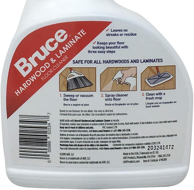 3 set- Bruce Fresh Scent Floor Cleaner Liquid 32 oz.