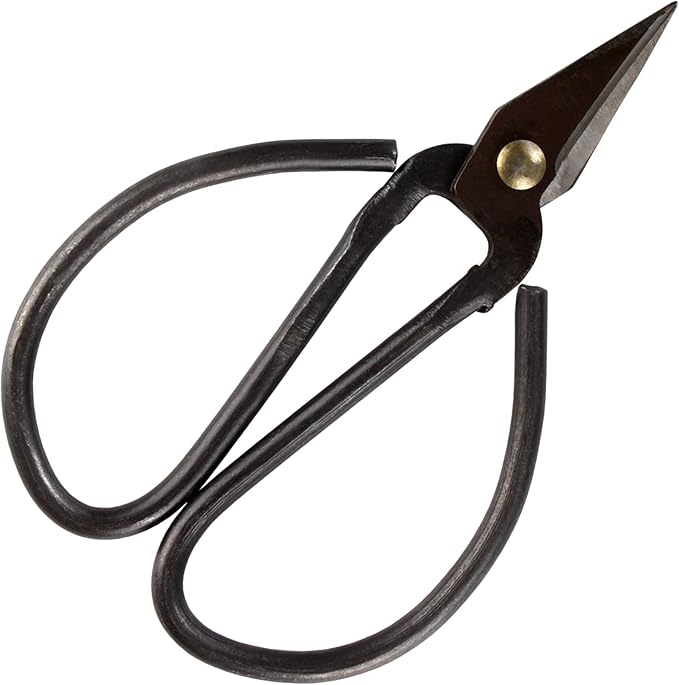 BambooMN 5.1" Heavy Duty Bonsai Forged Sharp Scissors - 3 Pieces