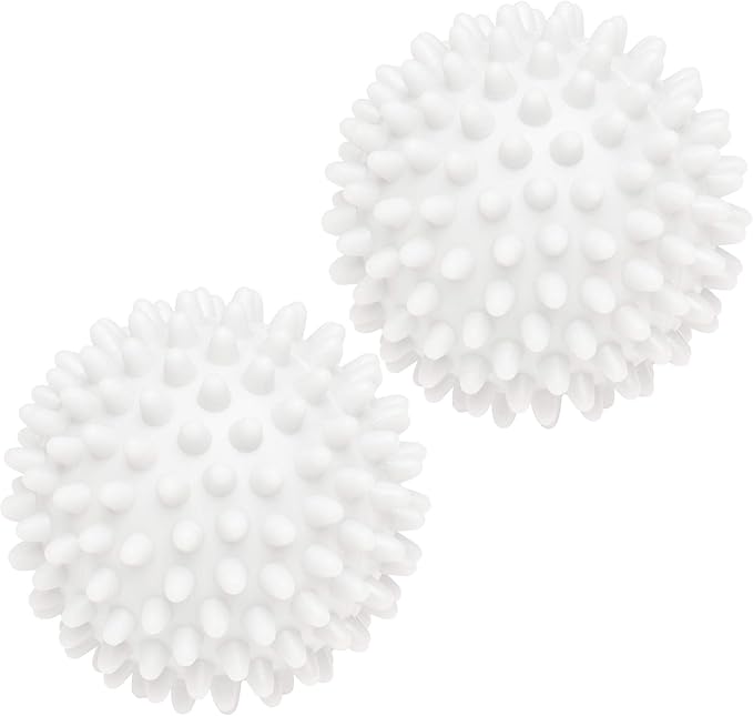 Laundry 360 2 Pack Dryer Balls | Reduces Drying Time | Reduces Static | Softens Clothing | Laundry Accessories | Assorted Colors |