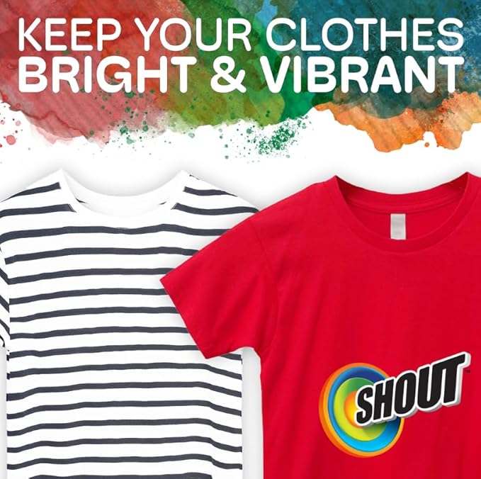 Shout Color Catchers for Laundry, Allow Mixed Washes, Prevents Color Runs and Maintains Original Clothing, 72 Count - Pack of 2 (144 Total Sheets)