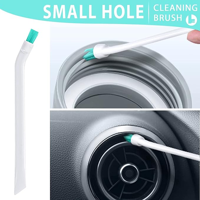Small Cleaning Brushes for Small Spaces, Tiny Household Cleaning Supplies Tools, Mini Crevice Cleaning Brush Scrub Narrow Corner Nook Track Grooves Bathroom Kitchen Home Detailing, 16 Pcs