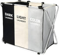 180L Large Laundry Basket, Freestanding Laundry Hamper, Collapsible Tall Clothes Hamper with Handles for Dirty Clothes in the Dorm & Family Closet Storage Container and Organizer (1-Pack)