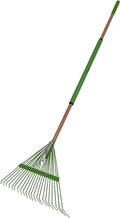 AMES 20201033 Steel Tine Leaf Rake with Hardwood/Steel Handle, 22 Tines