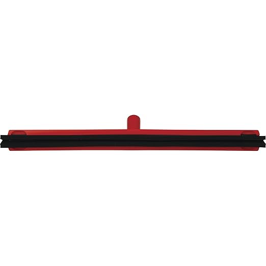 Vikan 77544 Squeegee,Fixed Head,Floor,24",PP/RB,Red