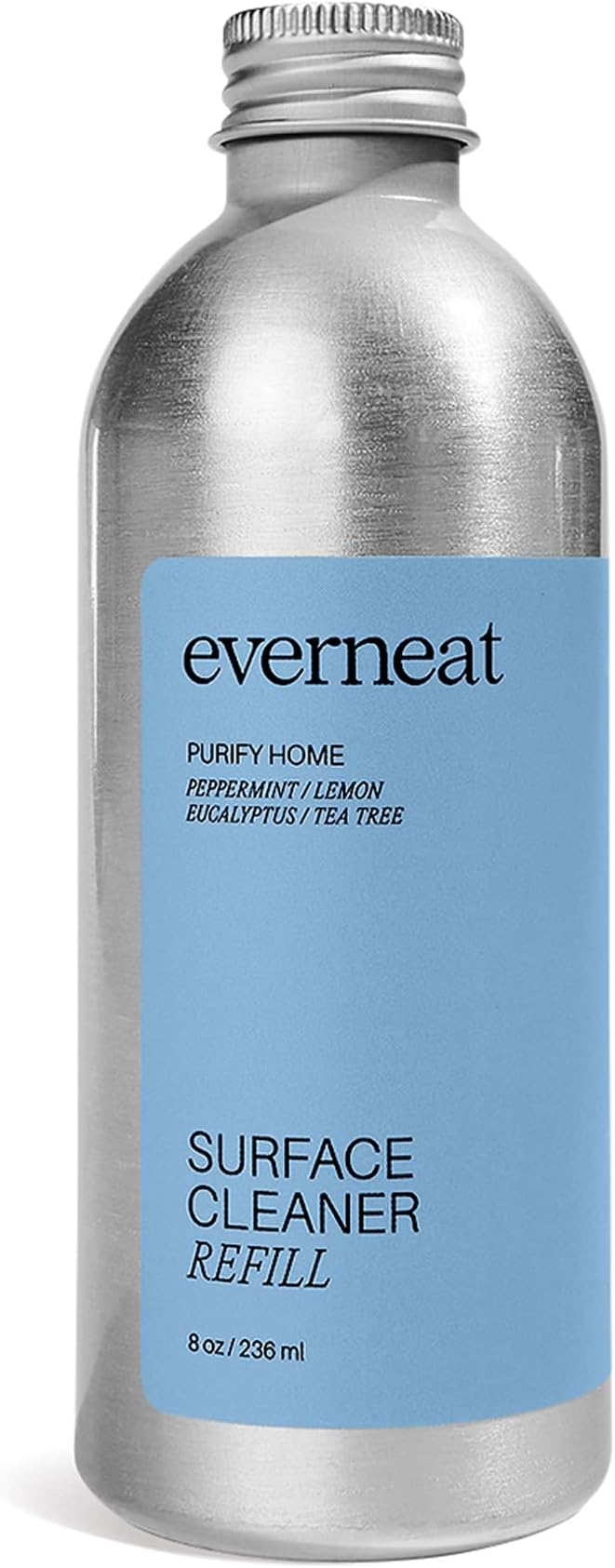 Everneat Surface Cleaner Concentrate (Refill) Purify / 8 Refills (8oz) | Aluminum Bottle…