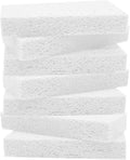 Large Cellulose Sponges, Kitchen Sponge for Dish, Thick Heavy Duty Scrub Pads, Non-Scratch Scrubber for Household/Cookware/Bathroom/Office/Boat 5.5" x 3" x 1" (7 Pack) White