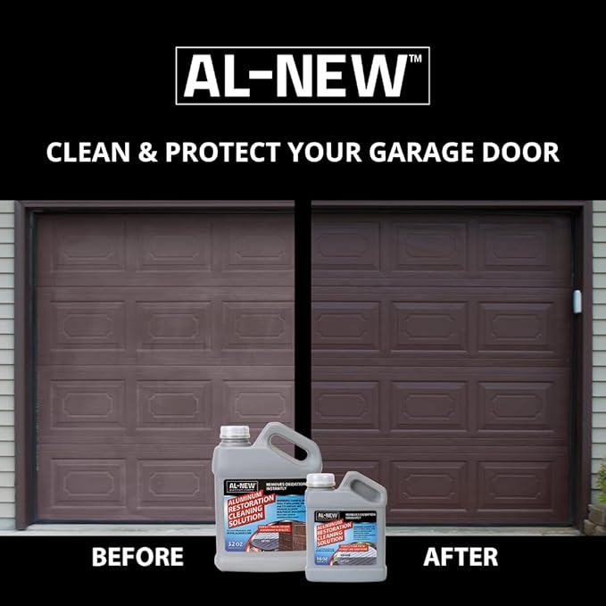 AL-NEW Aluminum Restoration Cleaning Solution | Clean & Restore Patio Furniture, Stainless Steel, and Other Household Metal Surfaces (32 Ounce Kit)