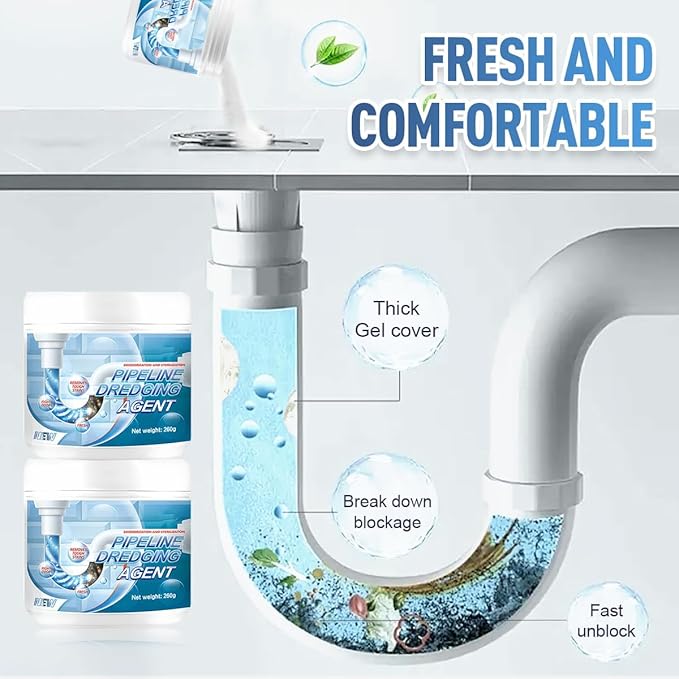 Drain Clog Remover Powerful Unclogging Sink Hair Cleaner for Kitchen, Shower Pipes and Drains(onesize 3PCS)