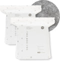DEARCUS One Day Scrubber Embossed Disposable Dishcloth Sheets - Odor-Resistant Lint-Free Non-Scratch Melt-Blown PP Cleaning Cloths for Dishes, Cookware, Cooktop & Bathroom,Gray 2 Pack 200 Sheets