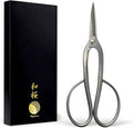 Wazakura Yasugi Stainless Steel Made in Japan Ashinaga Bonsai Scissors 8" (200 mm), Pruning Shears, Japanese Gardening Tools - Yasugi Stainless Steel Traditional Ashinaga