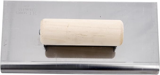 MARSHALLTOWN Qlt Stainless Steel Hand Edgers, Wood Handle Material, 127mm Width, 229mm Length, 16mm Lip, 13mm Radius, Made In The USA, CE569S