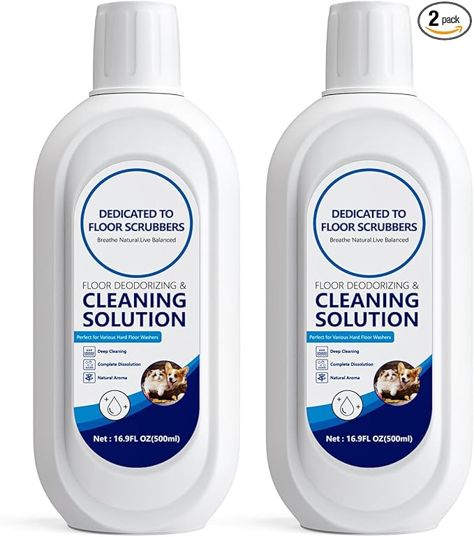 Multi-Surface Floor Cleaning Solution Compatible with Tineco iFLOOR 2/3/5 & FLOOR ONE S3/S5/S6/S7 PRO, Low Foam Floor Cleaner for All Cordless Wet/Dry Vacuum & Robot Vacuums Mop (2 Bottle, Original)