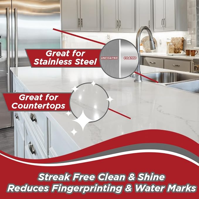 Stone Pro All-in-One Countertop Cleaner Spray - for Quartz, Granite, Marble & More!