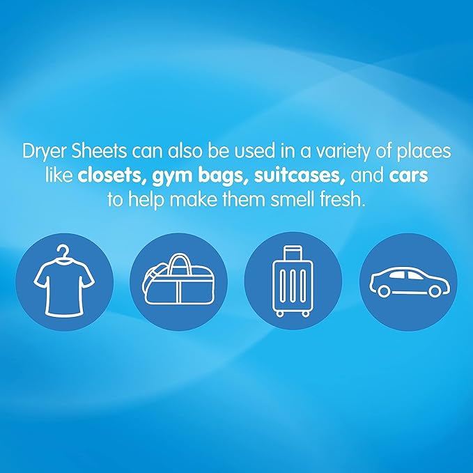 Snuggle 240 Dryer Sheets - Blue Sparkle (3 Packs of 80 Sheets)
