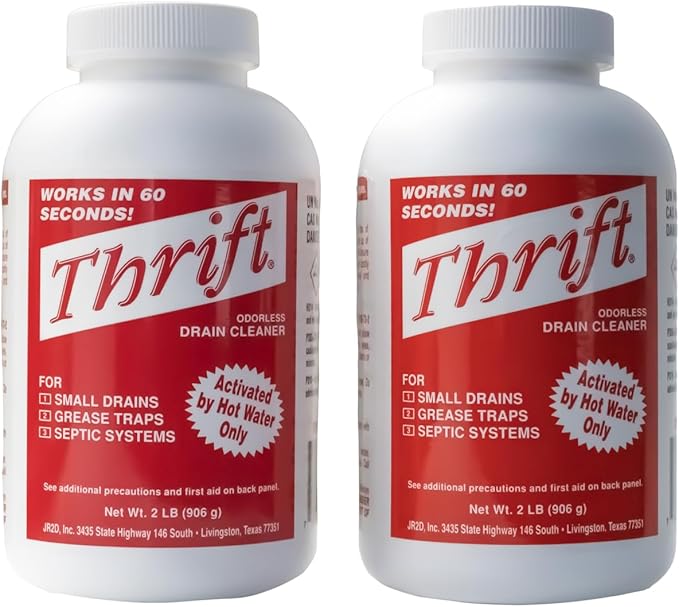 Thrift T-200 Drain Cleaner, 2-Pound by Thrift (Pack of 2)