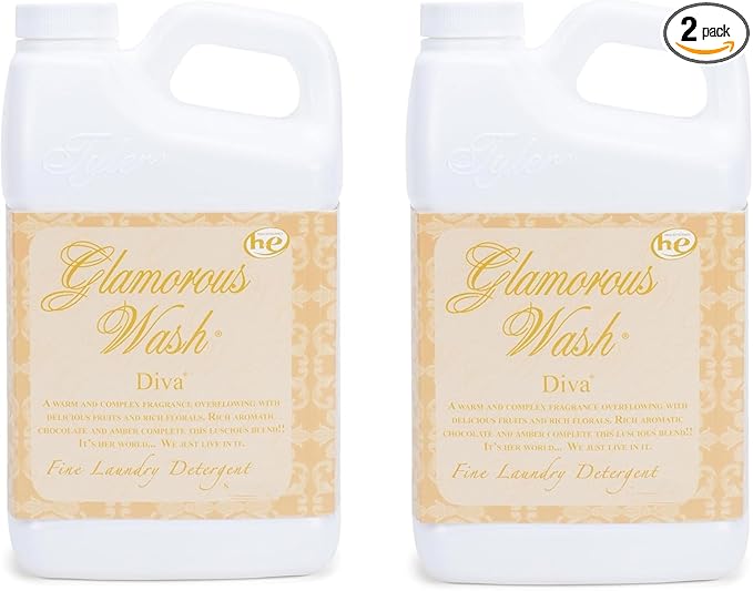 TYLER Glamorous Laundry Wash Detergent, Diva, 64oz / Pack of 2 Bonus a Stain Remover Pen