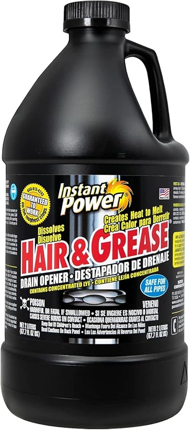 SCOTCH Corporation 1970 Hair & Grease Drain Opener A Non-Acid Formulation, 2 L