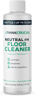 Think Crucial 72x Uses SUPER Concentrate Compatible with Roborock® Dyad & Dyad Pro – 6 oz Neutral pH Multi-Surface Floor Cleaning Solution