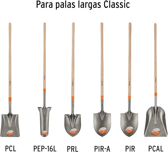 TRUPER MG-PL Replacement Handles For Long D-Handle Shovels 43" (109cm)