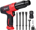 Air Hammer Kit with 4-Piece Chisel Set & Case, 2500 BPM Pneumatic Hammer Set for Automotive Repair, Metal Working, Rust Removal & Home Garage
