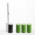 Disposable Toilet Brush,Toilet Bowl Brush and Holder Set with 24 Wand Refills, Wall Mounted Cleaning Brush for Bathroom Toilet (Toilet Brush Set,1)