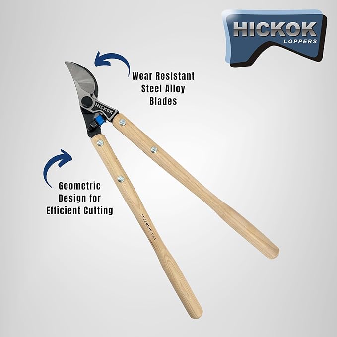 Heavy Duty Vine Lopper – 20" Professional Tree Branch Cutter with Hickory Wood Handles | Commercial Pruning Tool Made in USA