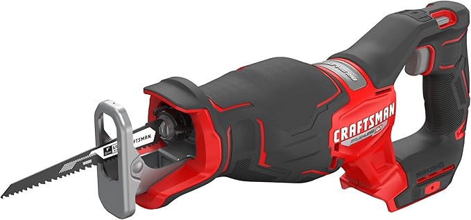 CRAFTSMAN V20 RP Cordless Reciprocating Saw, 3,200 RPM, 8 inch, Bare Tool Only (CMCS351B)
