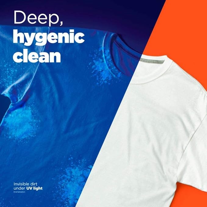 Tide Pods 76 pacs, Heavy Duty 10 X Power Pods, Hygienic Clean High efficiency (he) Laundry Detergent, 3.48kg/7.62 lb/122 oz