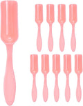 10-Pack Mini Gardening Shovel Spoons, Plastic Garden Soil Scoops for Cultivation Digging Transplanting/Flower Planting/Plant Succulent, Colorful Small Gardening Tools [Pink]