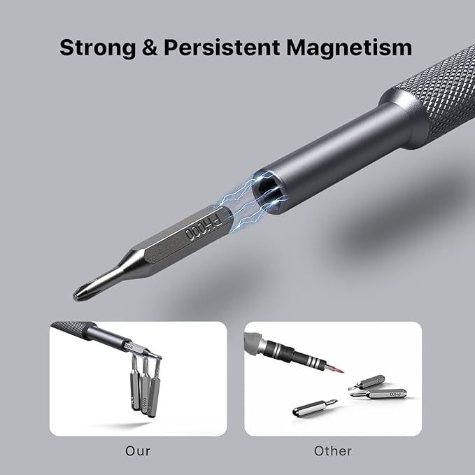 Stocking Stuffers for Men Adults Him, AXTH 37in1 Small Precision Screwdriver Set, Christmas Gifts, Professional Magnetic Mini Repair Tool Kit for Computer, Watch, Laptop, Tiny Electronic