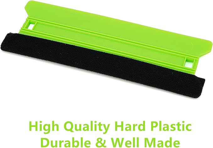 2Pcs Plastic Felt Squeegee, 8.3inch Long Wallpaper Smoother, for Clean & Smoothing, Vinyl Wrap Squeegee, Window Tint Squeegee, Vinyl Scraper, Decal Applicator, Scratch-Free
