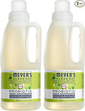 MRS. MEYER'S CLEAN DAY Probiotic Drain Maintenance Liquid,Lemon Verbena,Freshens Disposals and Drains,32 Fl Oz,(Pack of 2)