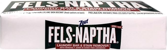 Fels Naptha Laundry Bar and Stain Remover, 5oz ( 4 bars) by Fels Naptha
