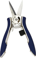 Dramm ColorPoint Stainless Steel Compact Garden Pruning Shears, Hand Pruner, Garden Clippers, with Heavy Duty Blade and Easy grip Handle, Blue
