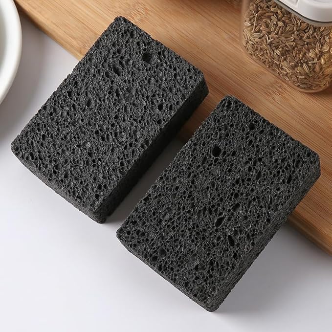24 - Pack Non-Scratch Scrub Sponges - Sponges for Dishes and Washing Dishes, Cleaning Sponges for Kitchen Home and More（Black）