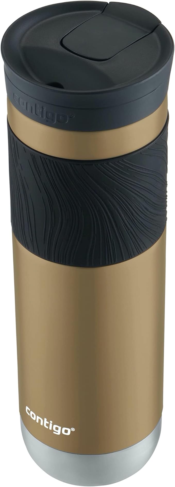 Contigo Byron 2.0 Stainless Steel Travel mug with Snapseal Lid and Grip, 24oz, Chardonnay, BPA Free and Leak Proof