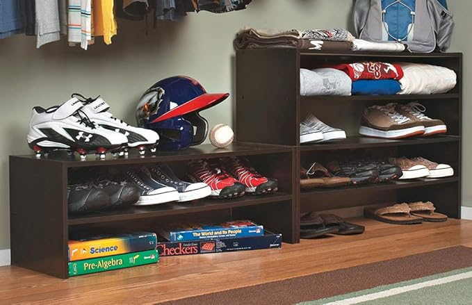 ClosetMaid 8923 Stackable 31-Inch Wide Horizontal Organizer, Espresso
