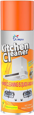 Liapu All Purpose Cleaner, Heavy Duty Degreaser Cleaner Spray, Lemongrass Scent Oven Cleaner Clean Up Kitchen Oil Stains Cleaning Tools For Stove Top & Induction Cooktop and Grill