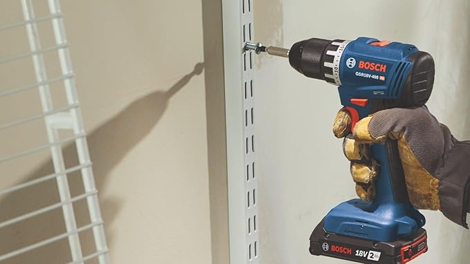BOSCH GSR18V-400B22 18V Compact Brushless 1/2 In. Drill/Driver Kit with (2) 2 Ah Standard Batteries