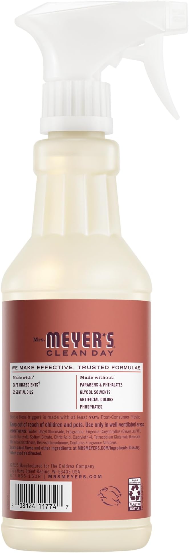 MRS. MEYER'S CLEAN DAY Multi-Surface Everyday Cleaner, Fall Leaves Scent, 16 Fl Oz Bottle