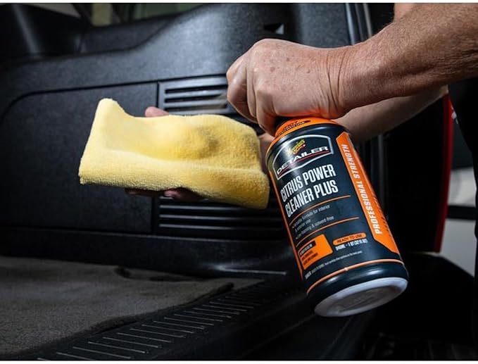 Meguiar's D107 Citrus Power Cleaner Plus, DRTU10732, All-Purpose Cleaner Car Interior Cleaner, Low-Foaming Interior Car Cleaner Removes Grease, Grime, and Stains - 32 oz Spray Bottle